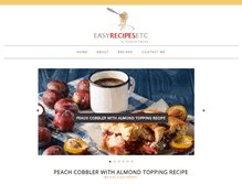 Tablet Screenshot of easyrecipesetc.com